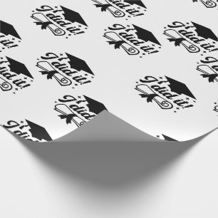 Papel De Regalo Minimalista Moderna Lo Hice Graduación