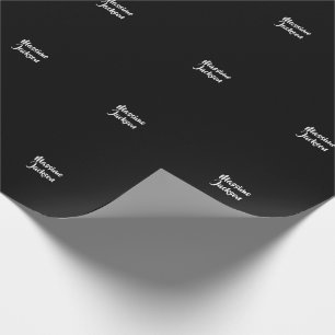 Papel De Regalo Minimalista Profesional Personalizado Agregar Nomb
