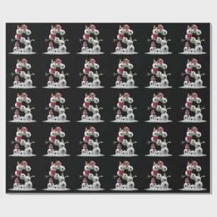 Papel De Regalo Minión de Snowman en forma de S