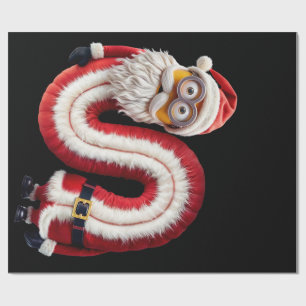 Papel De Regalo Minión de Snowman en forma de S