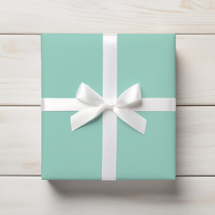 Papel De Regalo Mint Aqua suave pastel Sólido turquesa claro