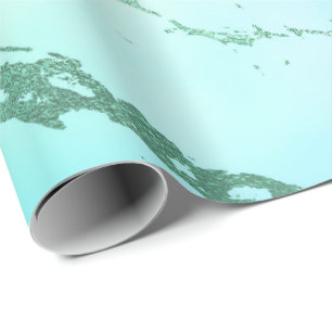 Papel De Regalo Mint Blue Pink Purple Marble