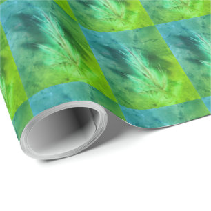 Papel De Regalo Mint Green y Arctic Blue