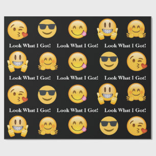 Papel De Regalo Mirada de la emoji qué conseguí