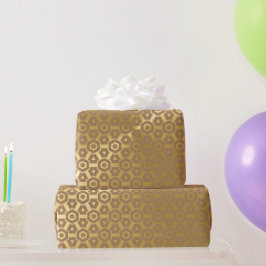 Papel De Regalo Mirada dorada