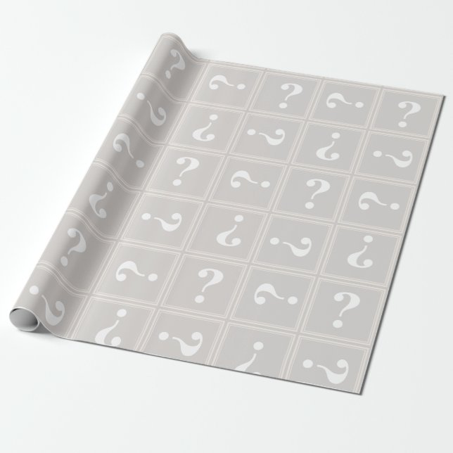 Papel De Regalo Misterio beige (Desenrollado)