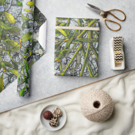 Papel De Regalo Mistletoe