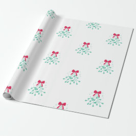 Papel De Regalo Mistletoe Christmas