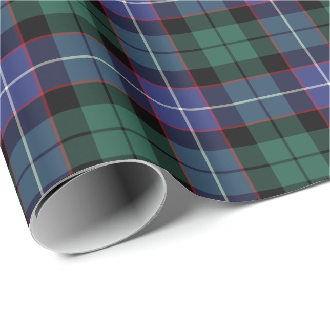 Papel De Regalo Mitchell Clan Tartan (Esquina del rollo)