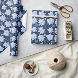 Papel De Regalo Mitternachtsblüte -