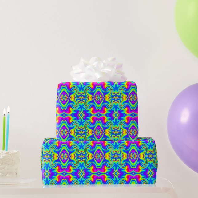 Papel De Regalo Mod Arcoíris 3 (Regalos de fiesta)