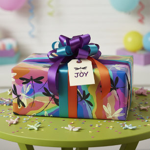 Papel De Regalo Mod libélulas