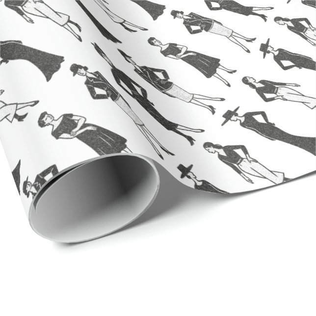 Papel De Regalo Moda (Esquina del rollo)