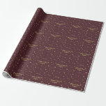 Papel De Regalo Moda Confetti Gold Ama a Boda Borgoña<br><div class="desc">Solamente elegancia real: escritura falsa de Relieve metalizado de oro "amor", con dos corazones, confetti de Relieve metalizado de oro falso sobre fondo de borgoña/champán. Utilice la herramienta de Personalizar para agregar toda la información necesaria. Puede cambiar el tamaño, el tipo de letra, el color y la redacción. Para más...</div>