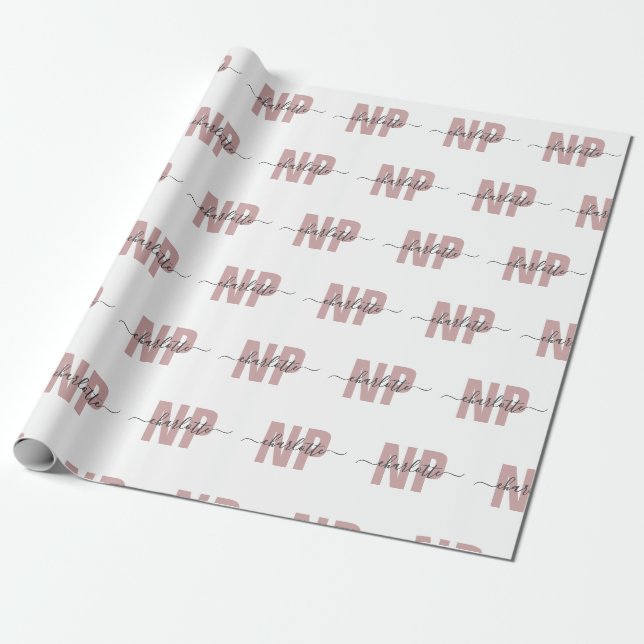 Papel De Regalo Moda de Graduación de Enfermero Profesional Person (Desenrollado)