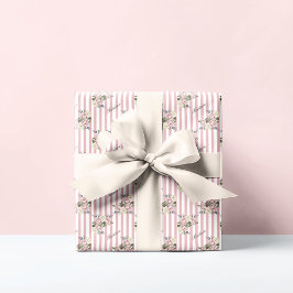Papel De Regalo Moda de país Rosa Rita Rita Rita Bouquet Monograma