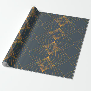 Papel De Regalo Moda, diseño gráfico geométrico elegante y sencill