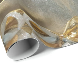 Papel De Regalo Moda elegante de la falsa escritura del Relieve