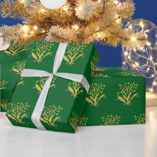 Papel De Regalo Moda floral fantástica