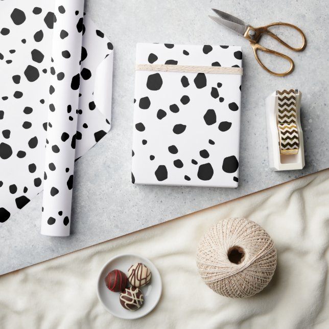 Papel De Regalo Moda moderna Patrón de impresión animal de perro d (Artesanía)