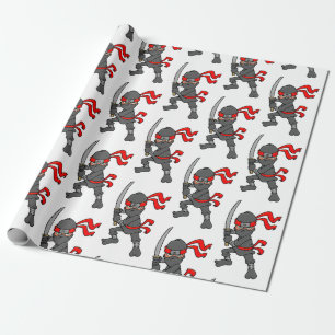 Papel De Regalo Modelo adaptable de Ninja
