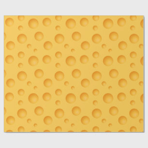 Papel De Regalo Modelo amarillo del queso