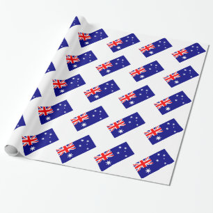 Papel De Regalo Modelo australiano Union Jack de la bandera