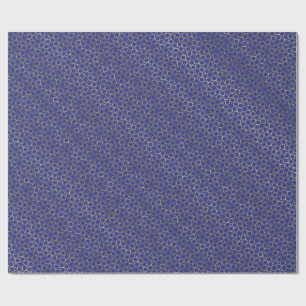 Papel De Regalo Modelo azul de medianoche del Arabesque de la