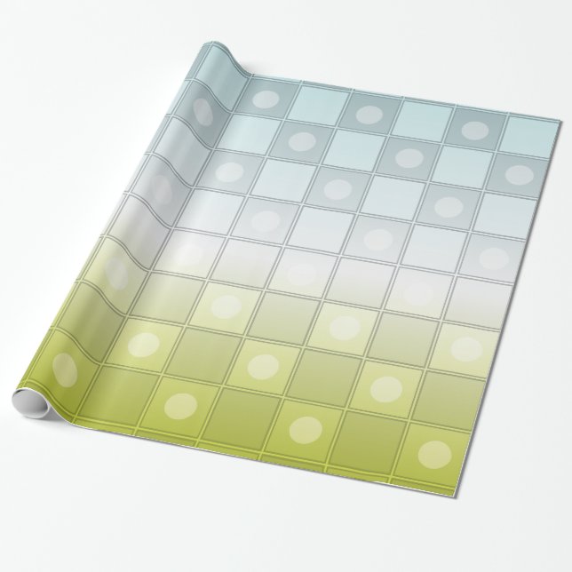 Papel De Regalo Modelo coloreado de los inspectores (Desenrollado)