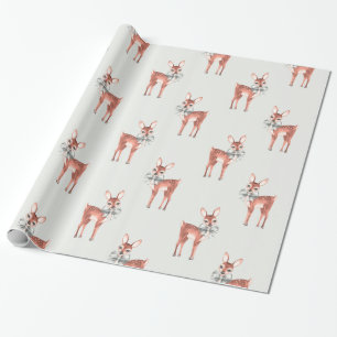 Papel De Regalo Modelo con los ciervos 1 del bebé