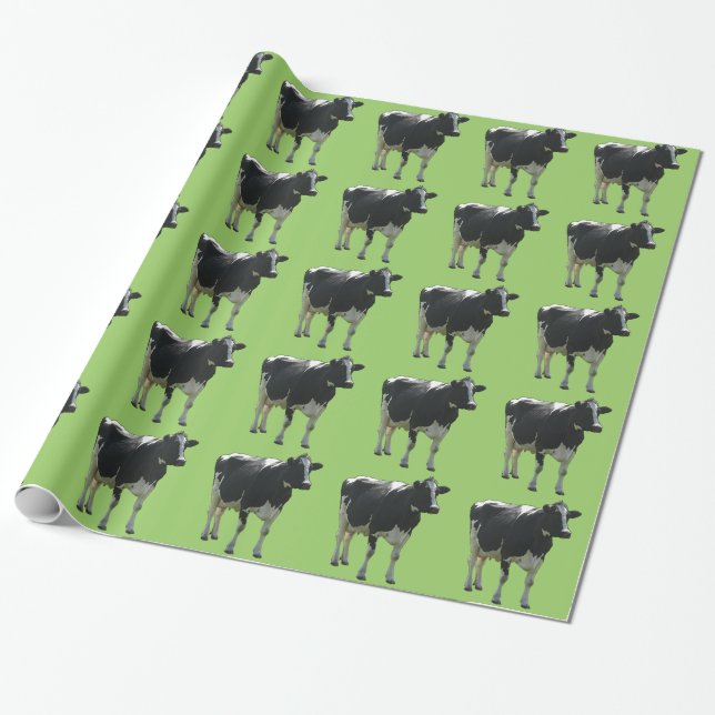 Papel De Regalo Modelo de la vaca (Desenrollado)