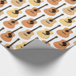 Papel De Regalo Modelo de las guitarras acústicas