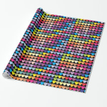 Modelo de los corazones del arco iris