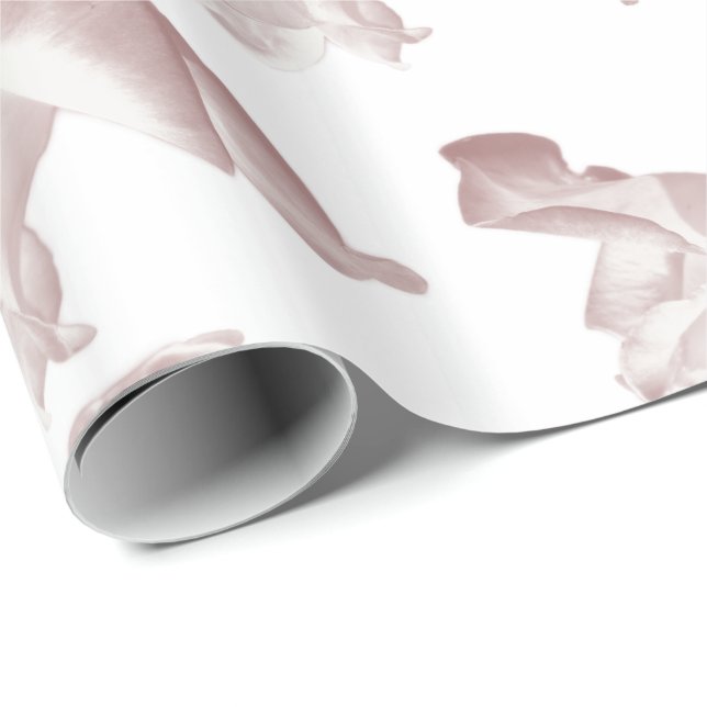 Papel De Regalo modelo de los rosas (Esquina del rollo)