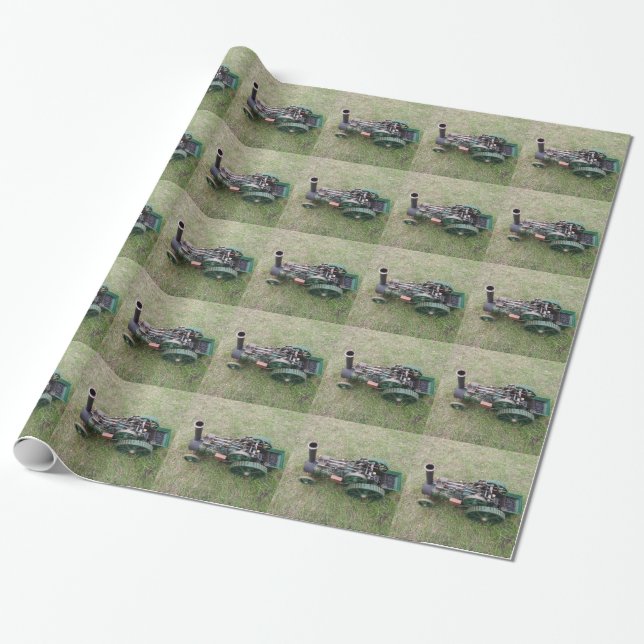 Papel De Regalo Modelo de motor de tracción (Desenrollado)