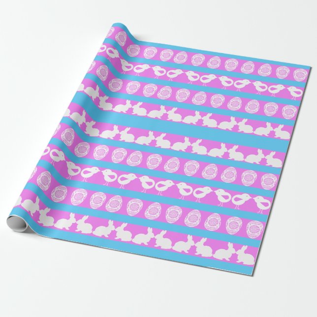 Papel De Regalo Modelo de Pascua (Desenrollado)