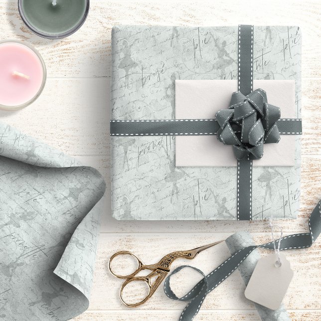 Papel De Regalo Modelo de patrón de movimiento de Ballerina ID738 (Subido por el creador)