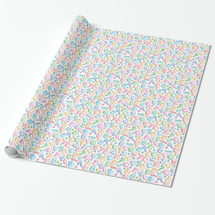 Papel De Regalo modelo del alfabeto