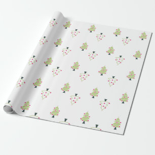 Papel De Regalo Modelo del árbol de navidad