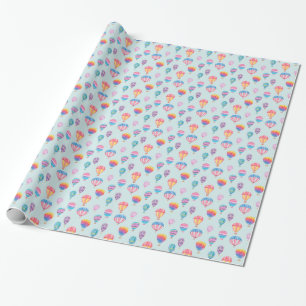 Papel De Regalo Modelo del globo del aire caliente