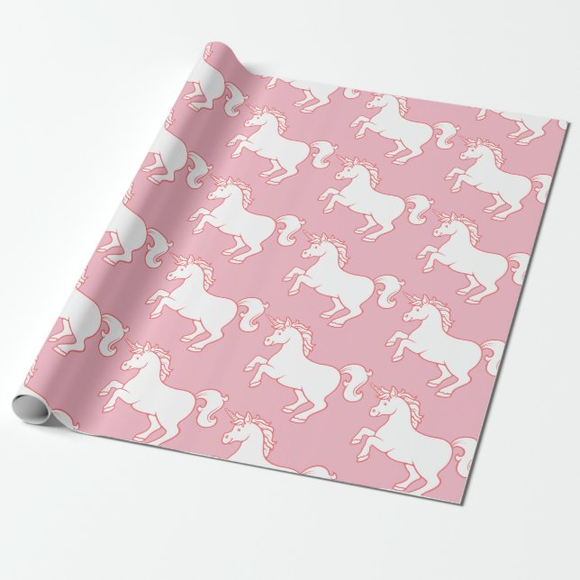Papel De Regalo Modelo del unicornio (Desenrollado)