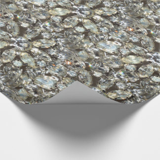 Papel De Regalo Modelo diamante de imitación del espejo de Bling