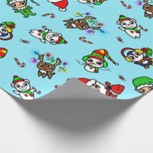 Modelo dulce del carácter del navidad de Kawaii