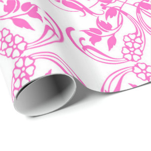 Papel De Regalo modelo floral del vintage