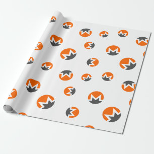 Papel De Regalo Modelo fresco del Rótulo de la moneda de Monero