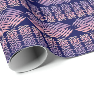 Papel De Regalo Modelo geométrico étnico de la pendiente