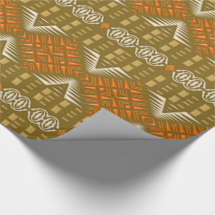 Papel De Regalo modelo geométrico tribal africano étnico
