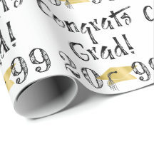 Modelo GRAD de GRADO de GRADO con letras de mano d