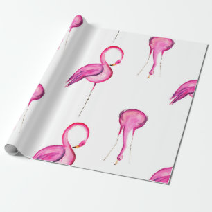 Papel De Regalo Modelo inconsútil del flamenco rosado de la