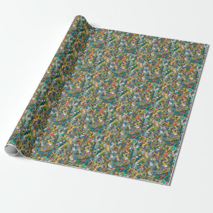 Papel De Regalo Modelo médico del icono del arte abstracto